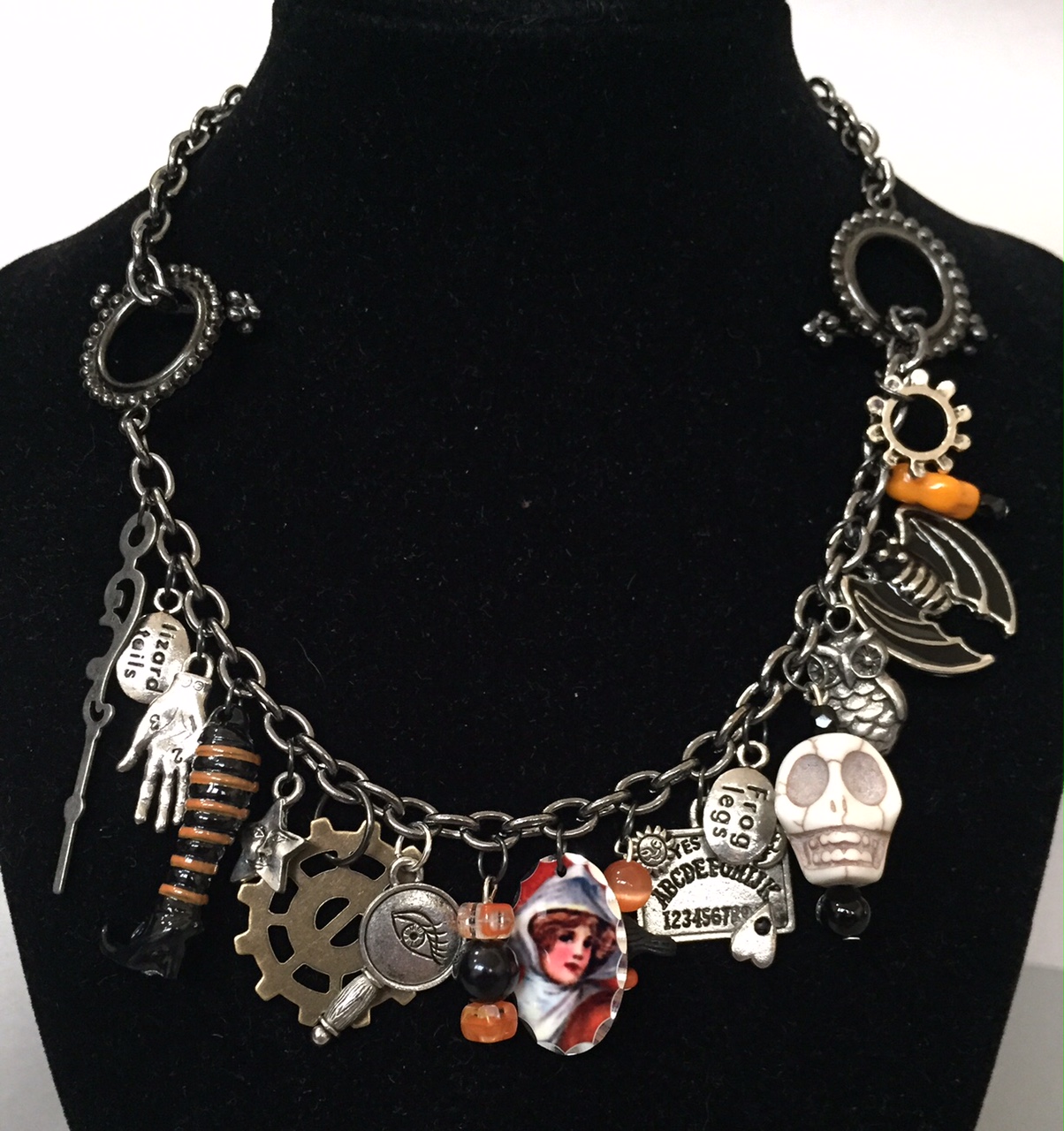 Vintage Halloween Collector Halloween Charm Bracelet Necklace Combos