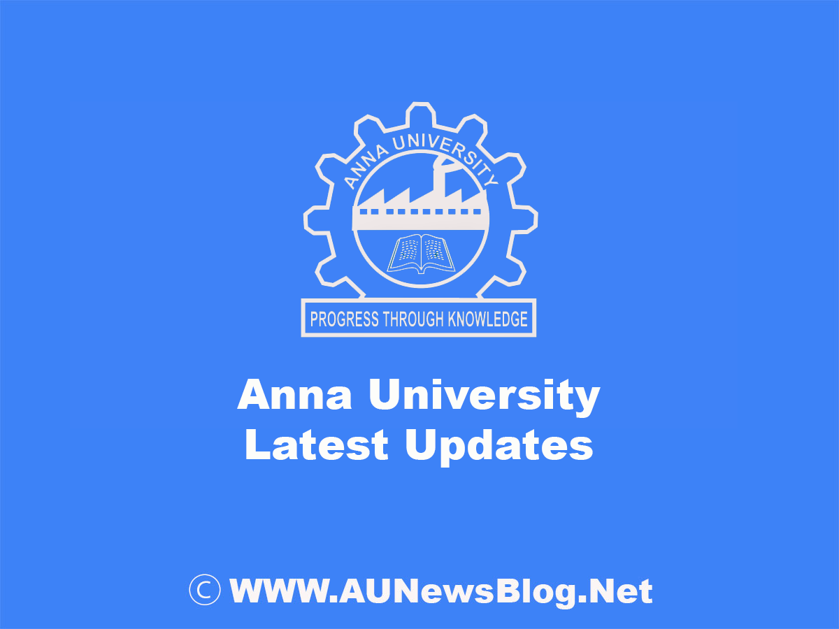 Anna University Special Exam 2019 Apply Online & Exam Centre details