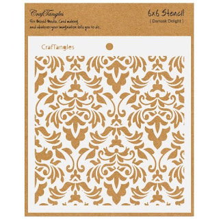  Damask delight stencil