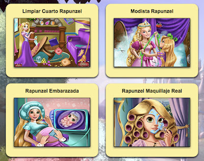 juegos de la princesa rapunzel de vestir