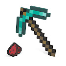 Minecraft Diamond Pickaxe & Redstone ThinkGeek Item