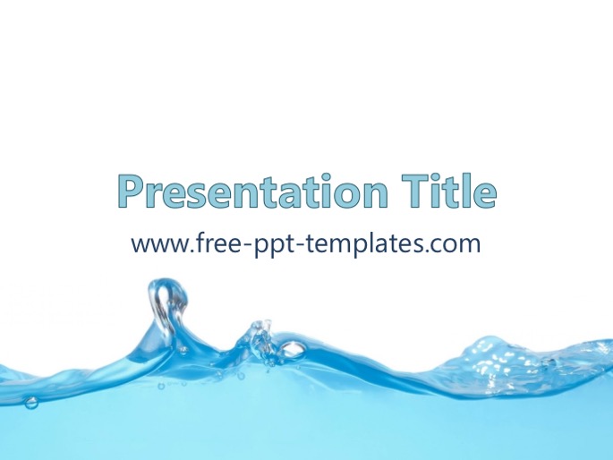 water powerpoint presentation templates