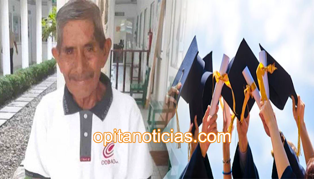 Nunca se es viejo para soñar: hombre de 80 años se gradúa del colegio y quiere ir a la universidad
