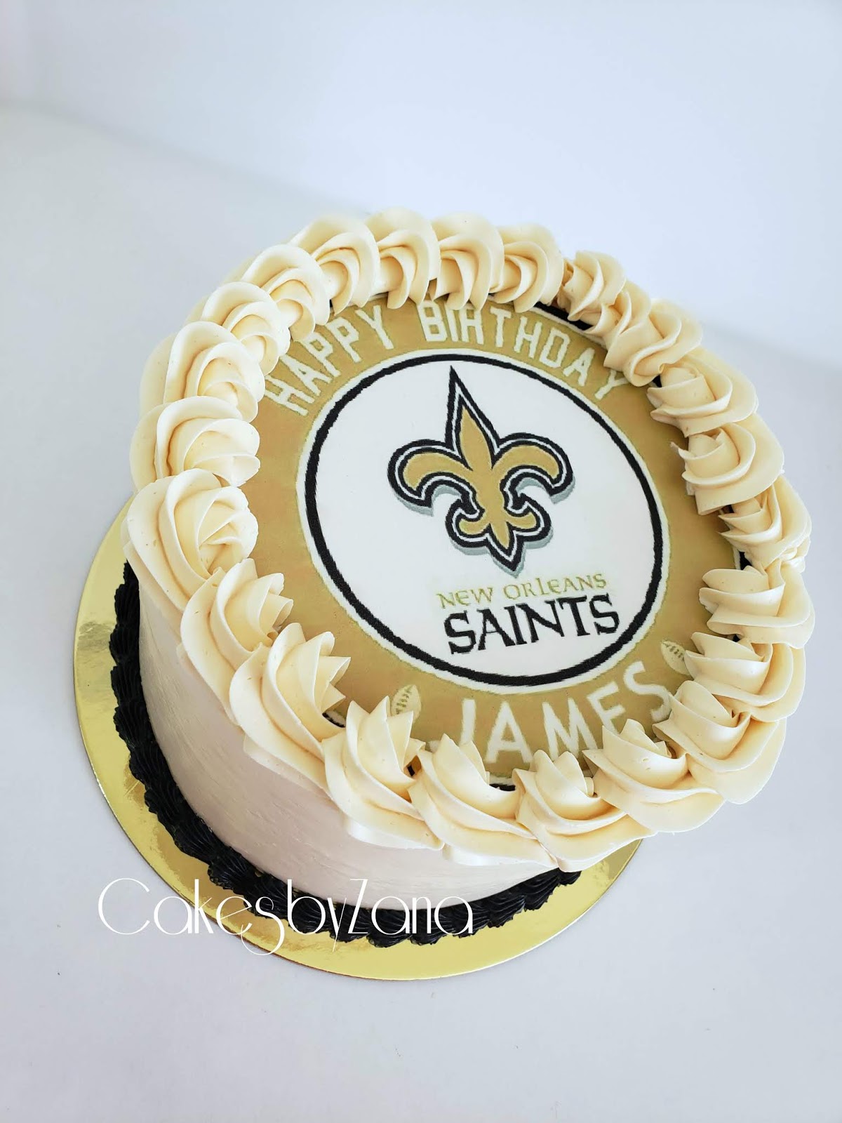 Cakesbyzana New Orleans Saints Birthday Cake