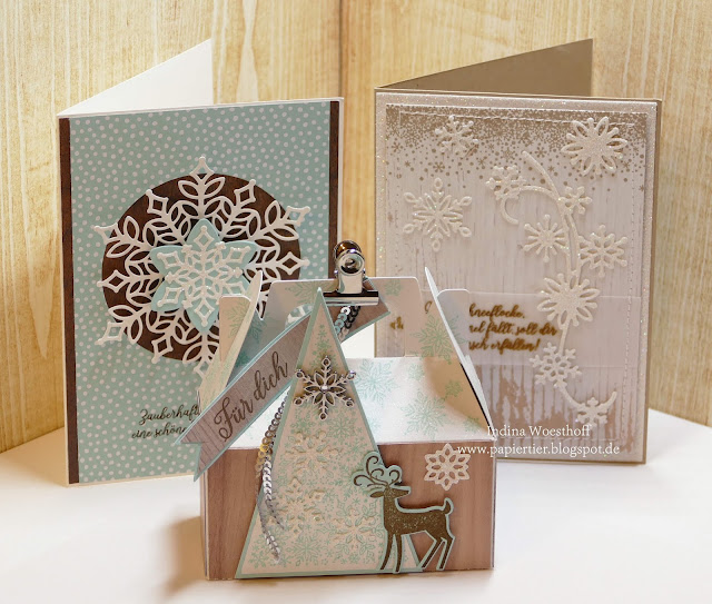 Flockengestöber | papiertier Indina | Blog Hop Team Scraphexe | Stampin' Up! | nur im November
