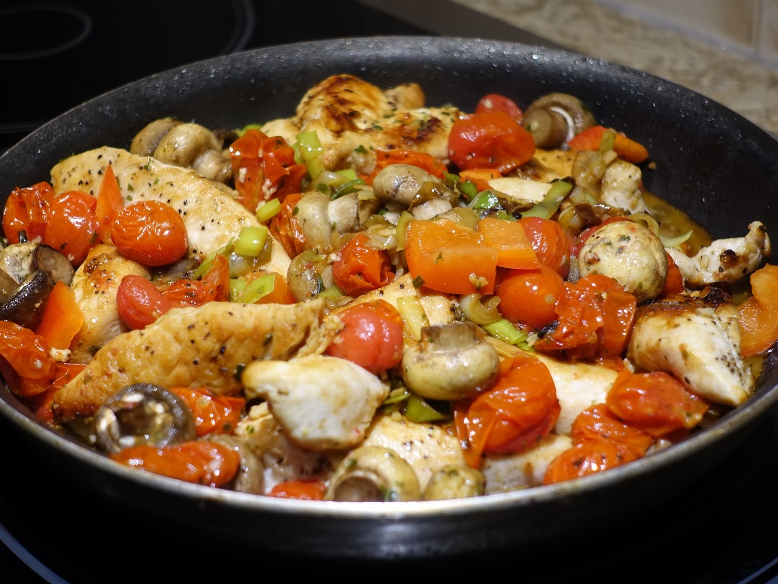 Mennonite Girls Can Cook: Chicken with Mushrooms and Tomatoes