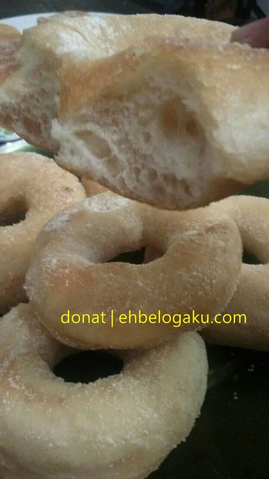 donat lembut macam kapas, donat sedap sukatan cawan,