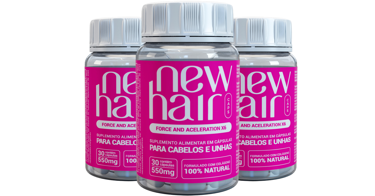 → New Hair Caps Funciona? Combate a Queda Capilar 【Crescimento Acelerado】 Dicas & Reviews