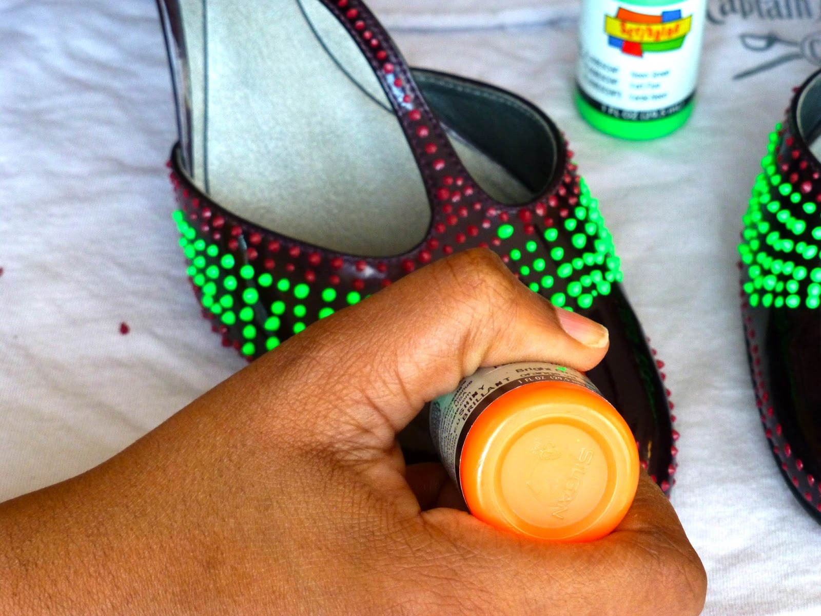 DIY Spiked or Beaded Shoes Thriftanista in the City