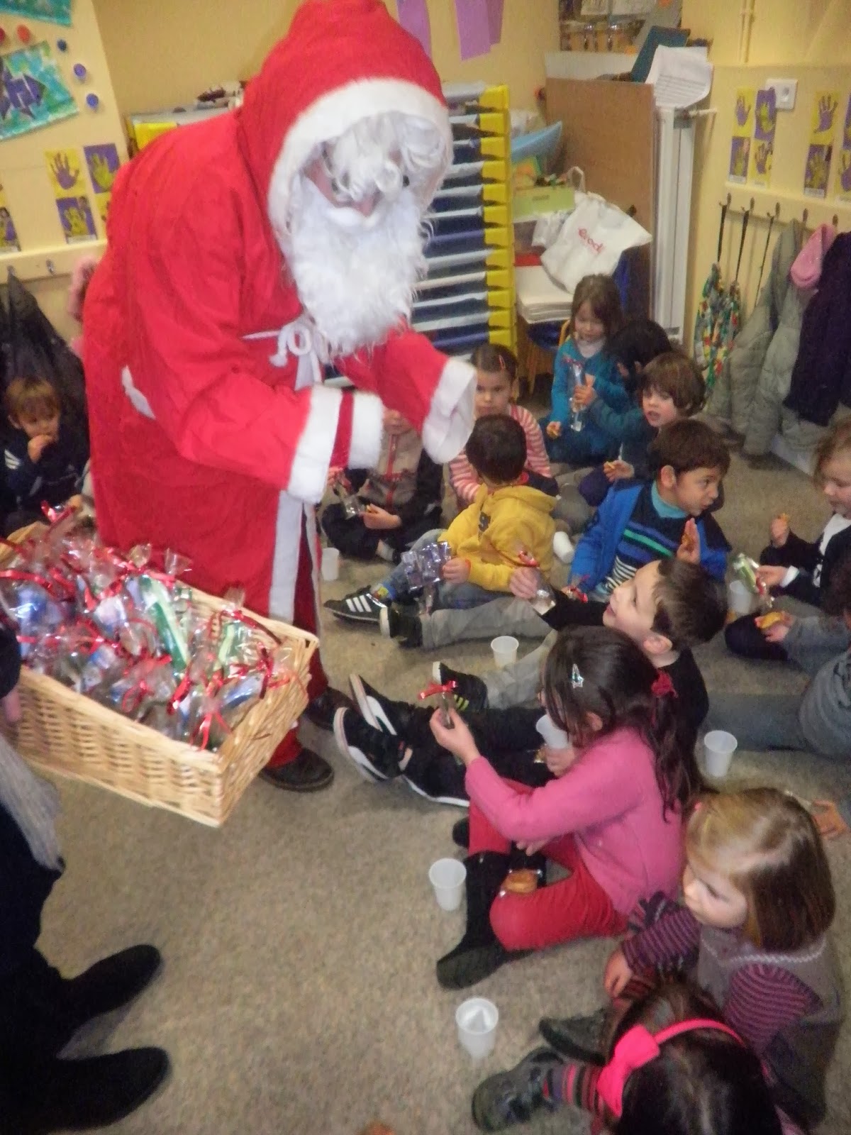 Classe de PS1-PS2: La venue du Père-Noël