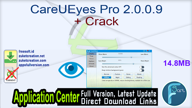 CareUEyes Pro 2.0.0.9 + Crack
