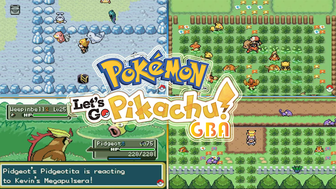 Pokemon Let’s Go Pikachu GBA Official