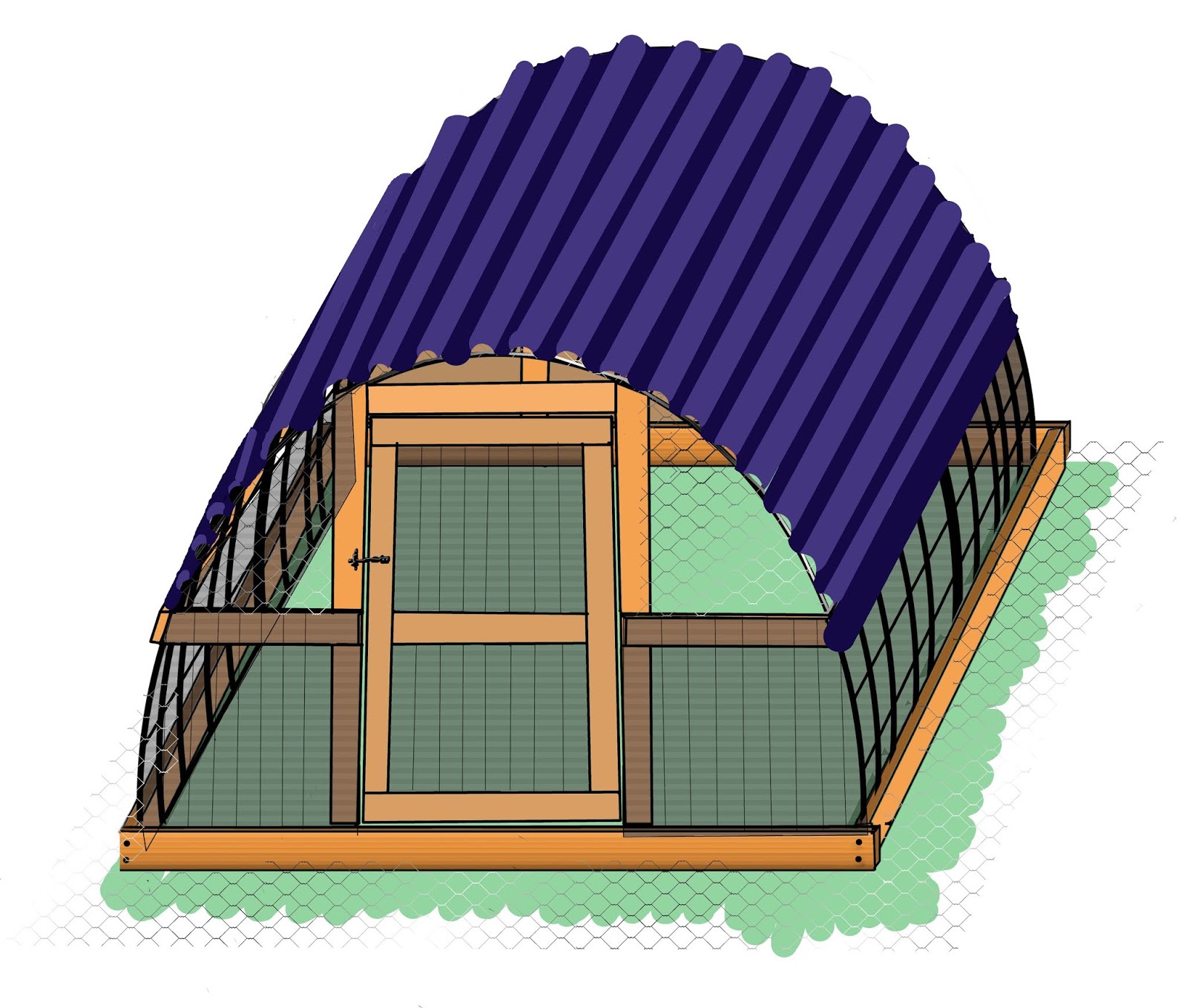 Natural Chicken Keeping DIY Build A Chicken Hoop Coop