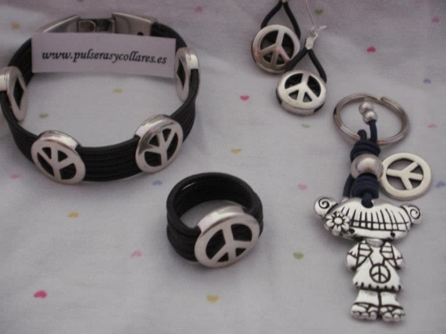 paz mundial, dia de la paz,pulseras y collares,viva la paz, regalo hippie