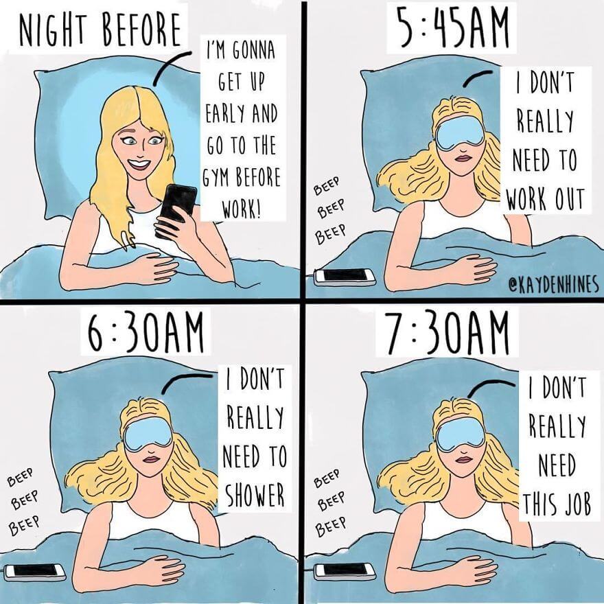 30 Sarcastic Illustrations Depict The Real Problems Of Adult Life