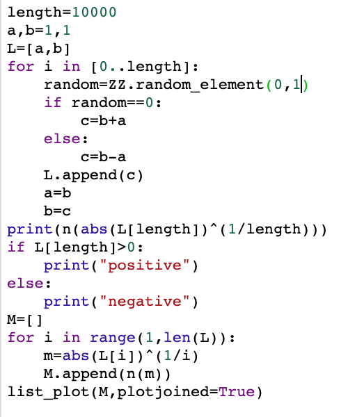 Mathematical Meanderings: Random Fibonacci Numbers