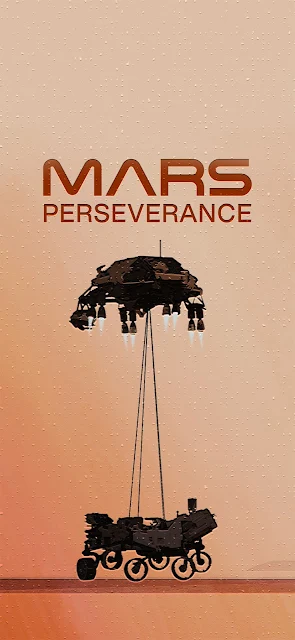 perseverance mars rover wallpaper iphone
