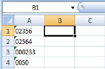 HOW TO INSERT NUMBER BEFORE 0 IN EXCEL