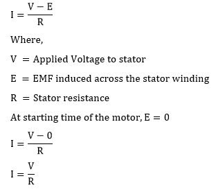 EMF formula of induction motor