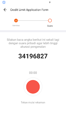 cara merekam suara di aplikasi akulaku saat pendaftaran