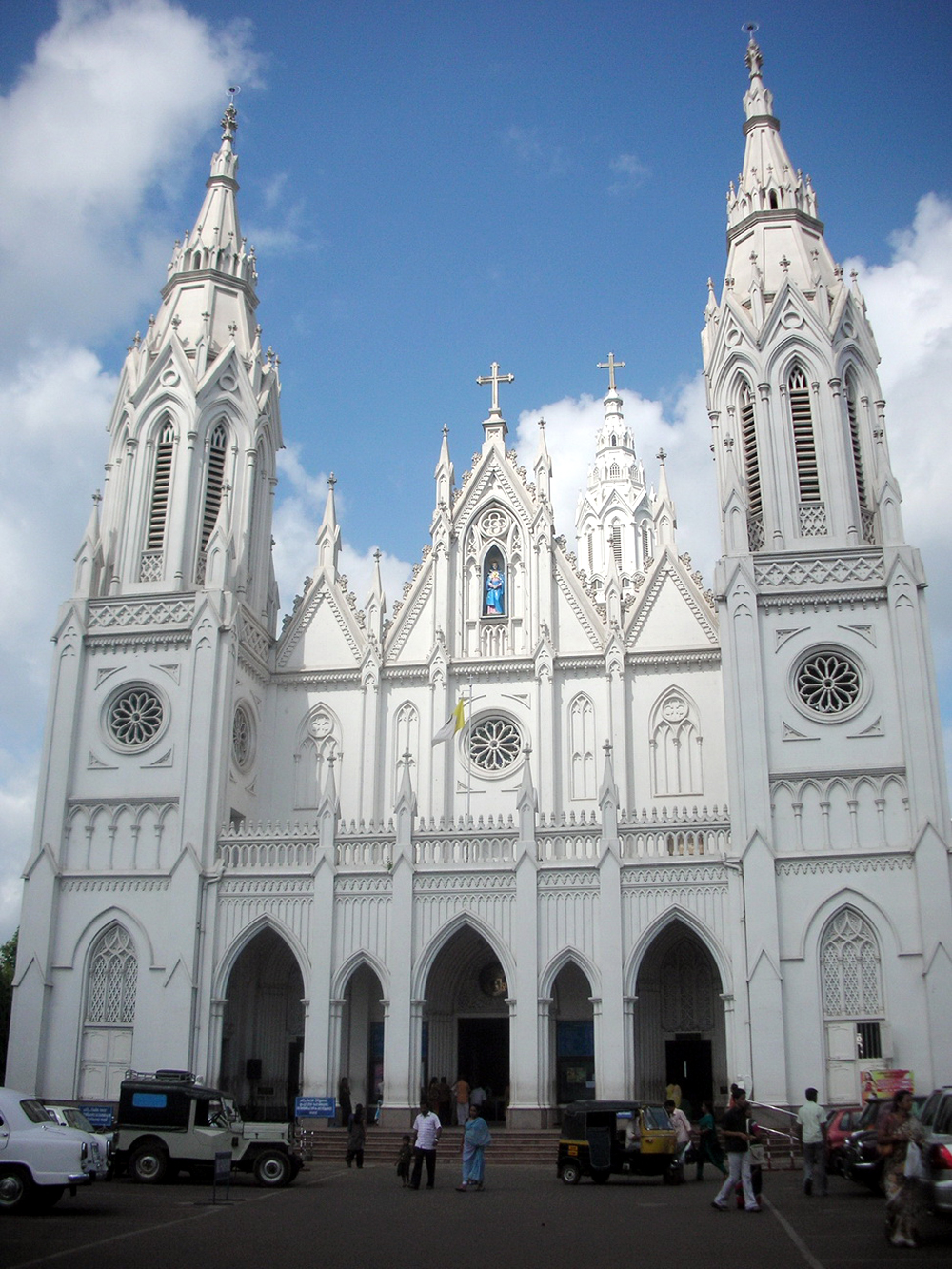 Sprawling Basilica of Our Lady of Dolours Thrissur Kerala 
