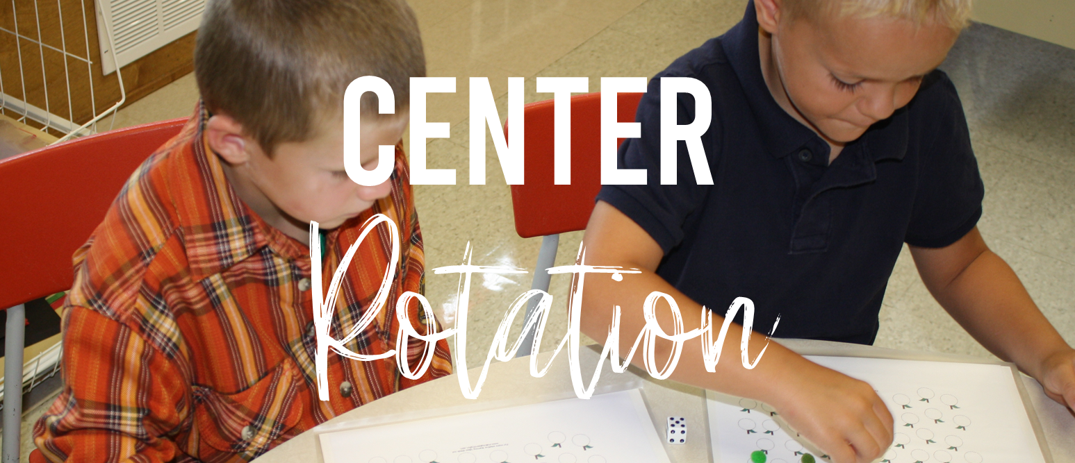 Kindergarten center rotation tips and signs for center rotation board for K-1