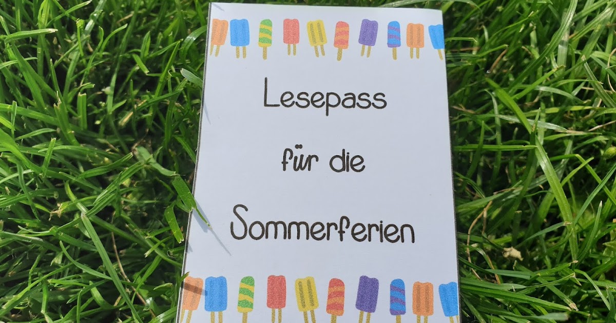 Grundschultante Lesepass Sommerferien