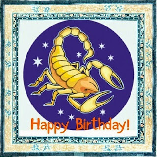 Scorpio happy birthday cards