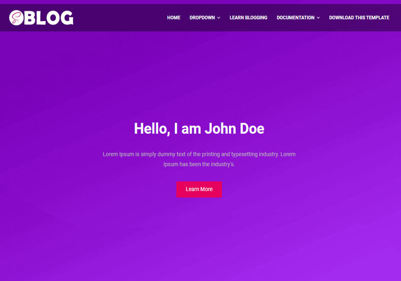 Saas Blog Responsive blogger template