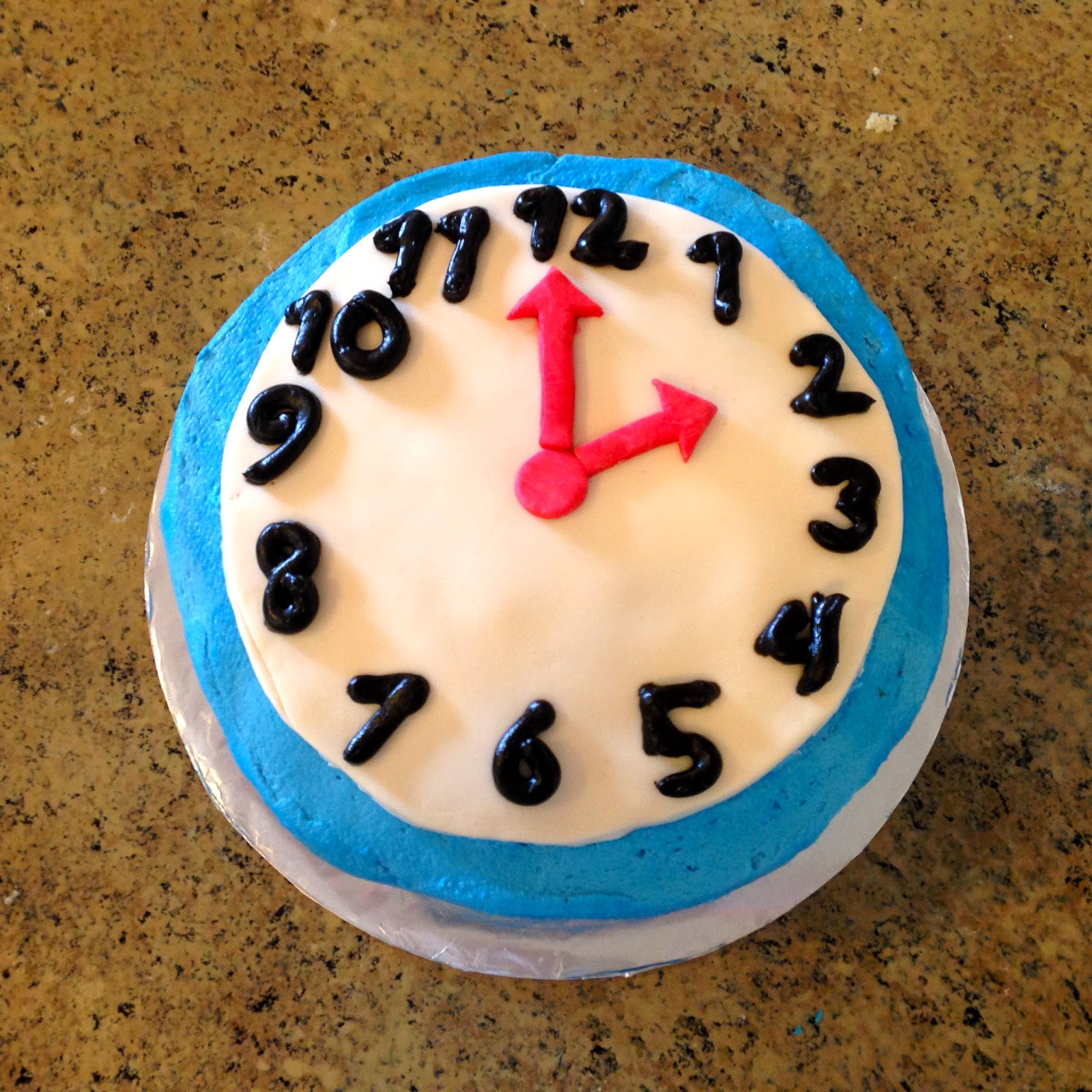 Cakes by Rachel Clock cake it's time to party!