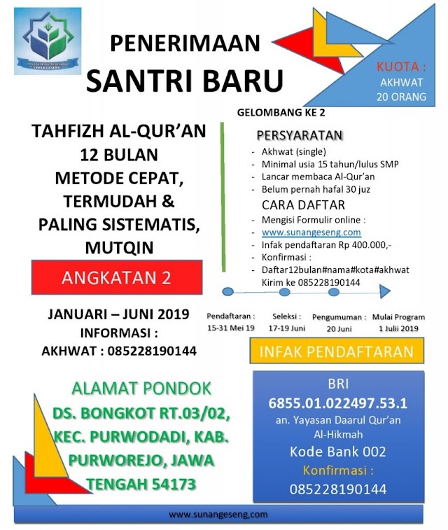 Program Tahsin dan Tahfidz 1 Tahun