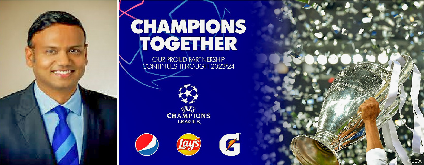PepsiCo y la Liga de Campeones de la UEFA continúan su alianza global