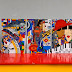 A MUSE- Mix of doodle, mural and modern art on waste plywood board