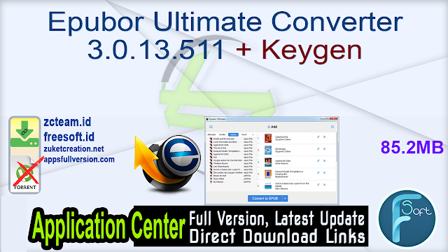 Epubor Ultimate Converter 3.0.13.511 + Keygen_ ZcTeam.id