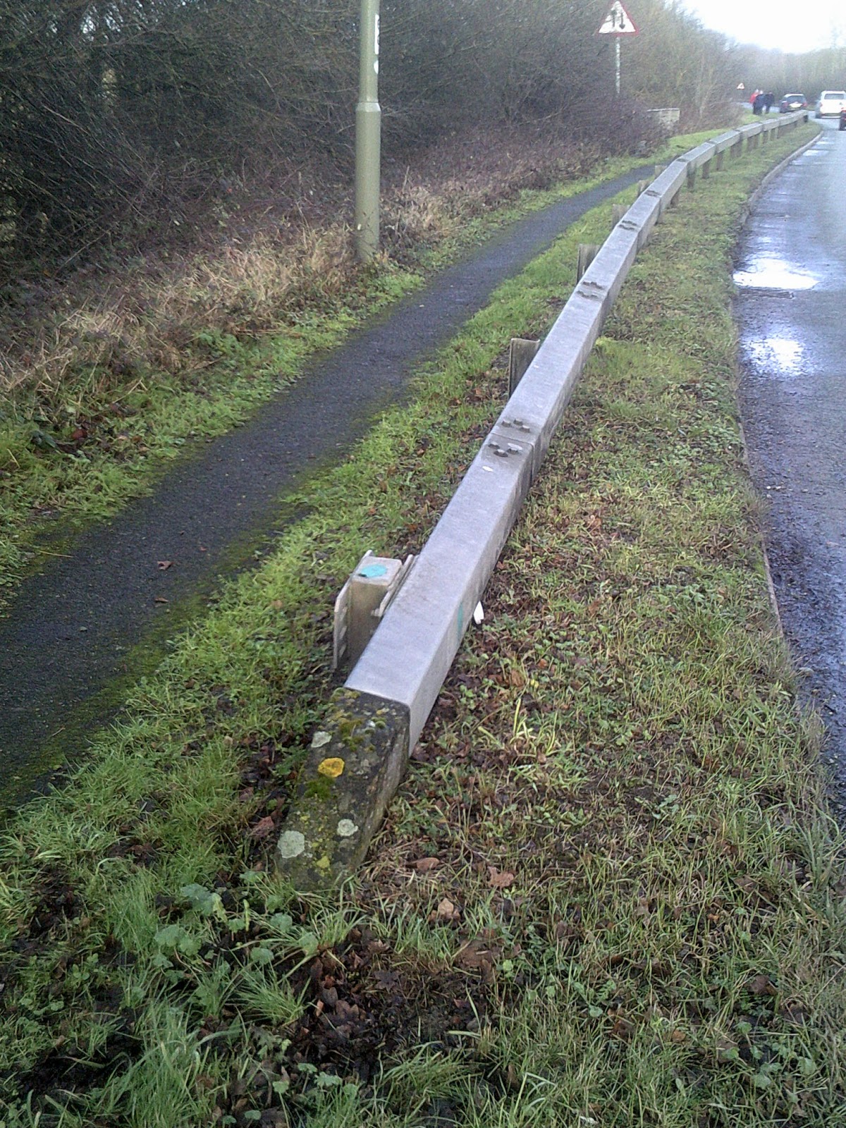 wigton physics Old crash barriers in Kidlington