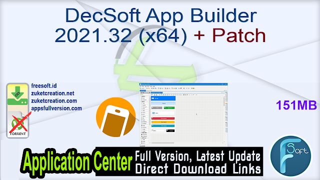 DecSoft App Builder 2021.32 (x64) + Patch