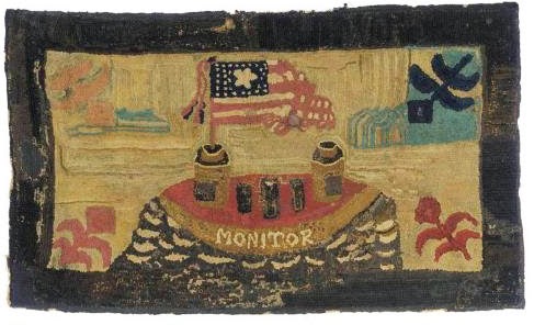 Civil War Quilts: Civil War Commemoratives: Hooked Rugs