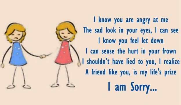 Sorry Messages For Friends Apology Quotes
