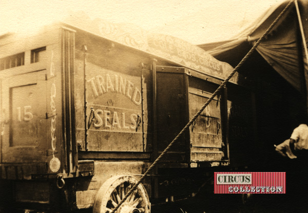 roulotte du Cole Bros. Circus 