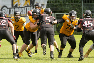 Sportfotografie American Football Münster Blackhawks