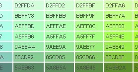 Ultimate HTML Color HEX Code List | Graphic Design Blog