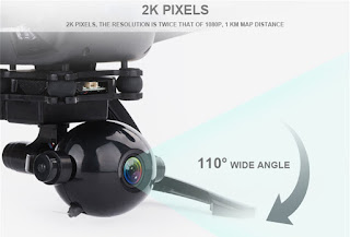 Drone AOSENMA CG003 1KM Wifi FPV HD 1080p 2 Axis Gimbal Camera New Sisa Stok