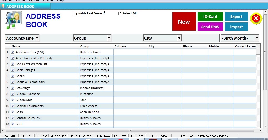  PERSONAL FINANCIAL ACCOUNTING