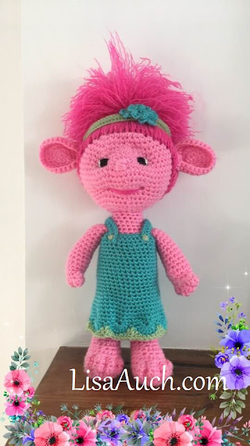 crochet troll doll
