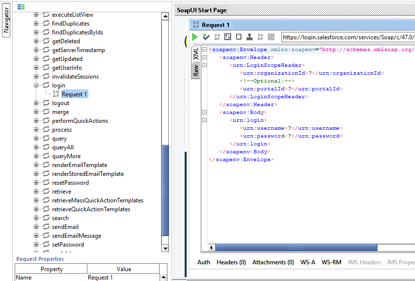 How to connect to Salesforce using SOAP APIs ? SOAP UI Tutorial SFDC Stop