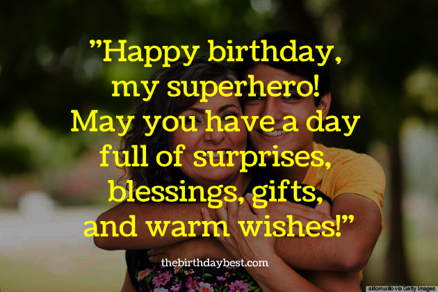 Birthday Wishes for Son From Mother