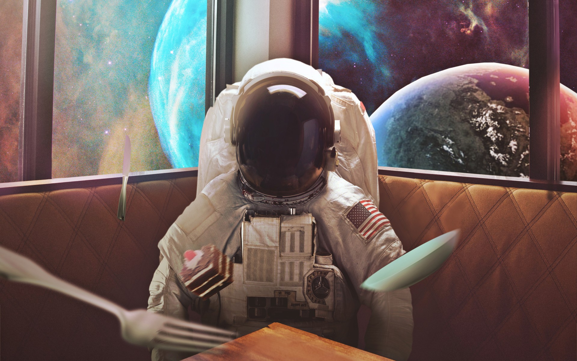 Astronaut Zero Gravity Wallpaper