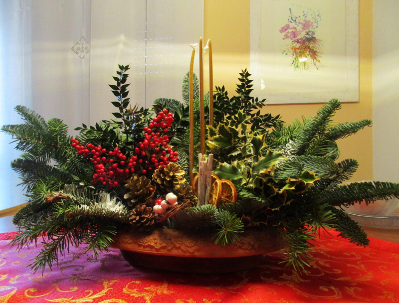 Immagini Composizioni Natalizie.Artecarlacolombo Composizioni Naturale E Decorazioni Natalizie Per Albero