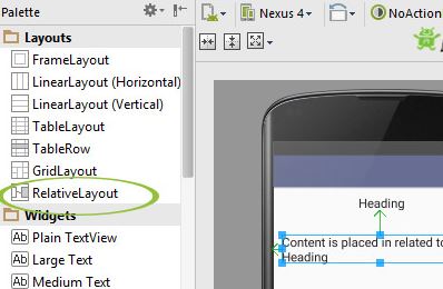 Relative Layout in Android ~ Computer Languages (clcoding)