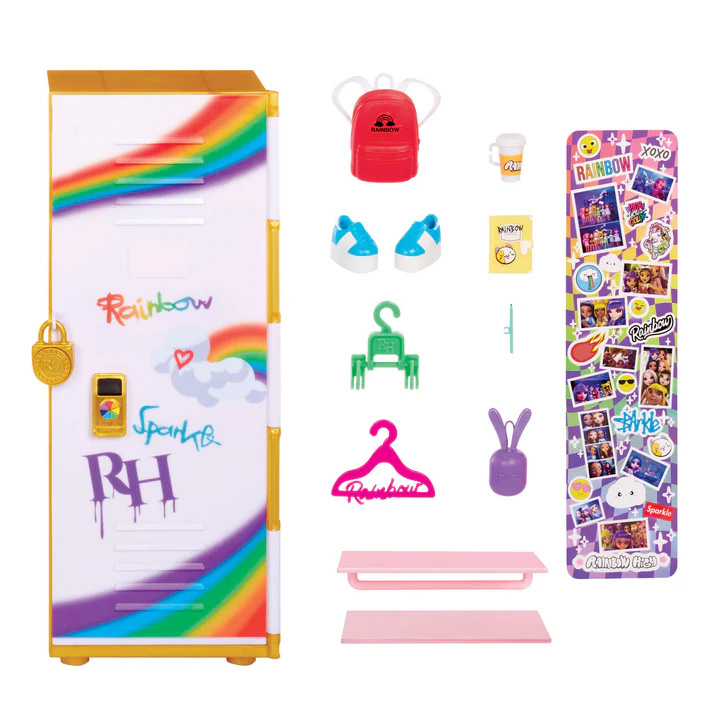 Rainbow High Design & Style Locker Rainbow High Playsets Doll The Toy